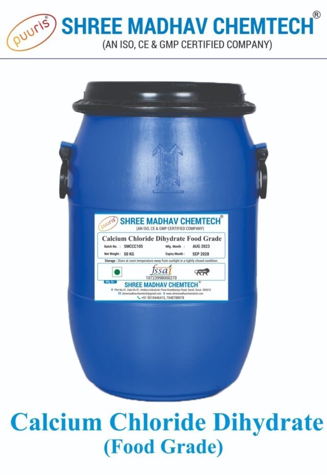 CALCIUM CHLORIDE DIHYDRATE FOOD GRADE